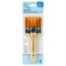 RCC 802 | Crafter's Choice™ 3pc Golden Taklon Large Area Flat Brush Set